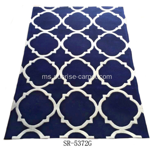 Tangan akrilik yang bagus tufted carpet